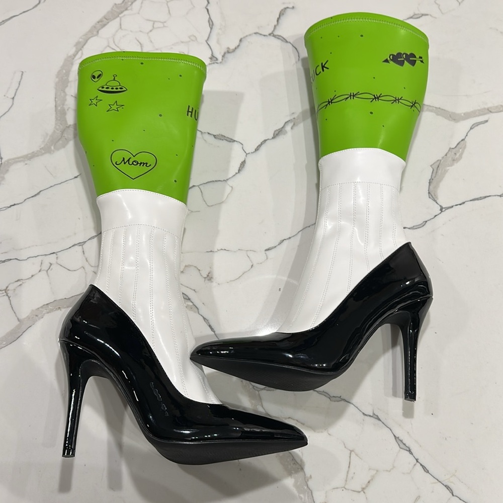 Club Exx COSMIC BEING HEELED BOOTS